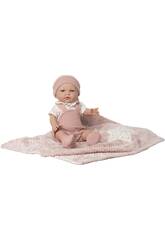 Boneca Recm-Nascida de 43 Cm com Mantinha Musical