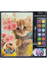 Diamantiny Dcorer avec des pierres prcieuses Chat