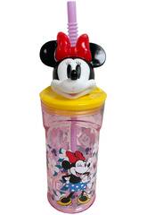 Copo Figurinha 3D Minnie Sunshine de 360 ml