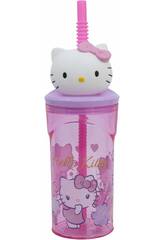 Hello Kitty 3D Figurine Verre 360 ml. Stor 81766