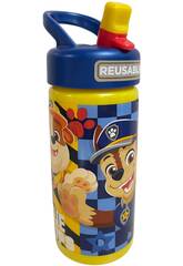 Garrafa PP Playground Patrulha Canina Boy Rescue Pups de 410 ml