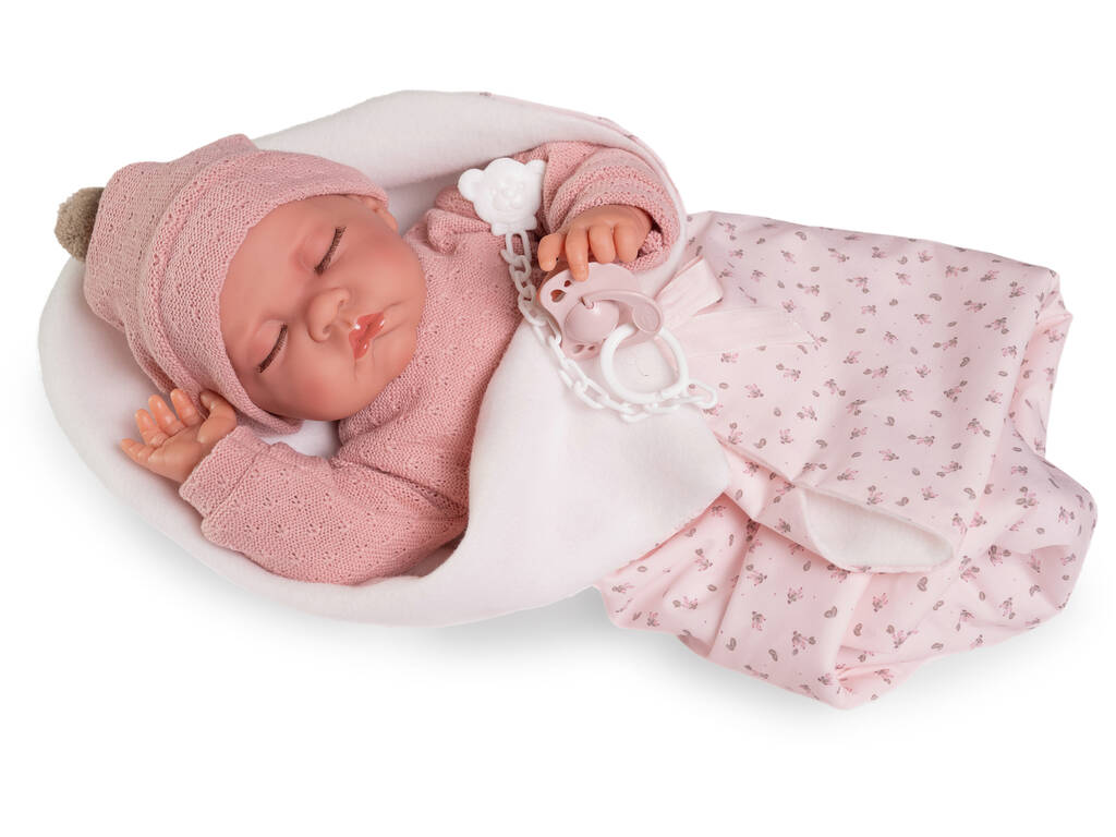 Newborn Baby Doll Luna 42 Cm With Blanket