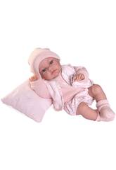 Poupe Posturitas Baby Toneta de 34 cm avec gilet et coussin