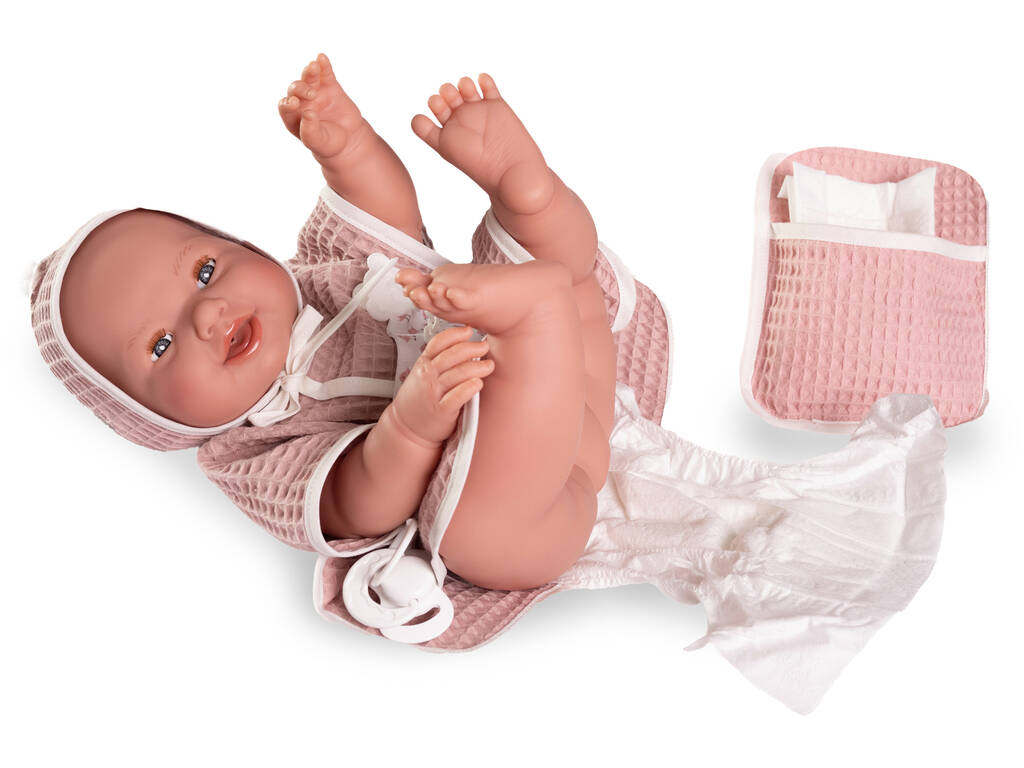 Mia Peeing Newborn Baby Doll 42 cm avec baignoire et accessoires
