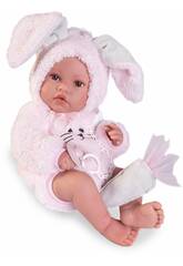 42 Cm Newborn Baby Doll Erika Bunny With Plush Toy