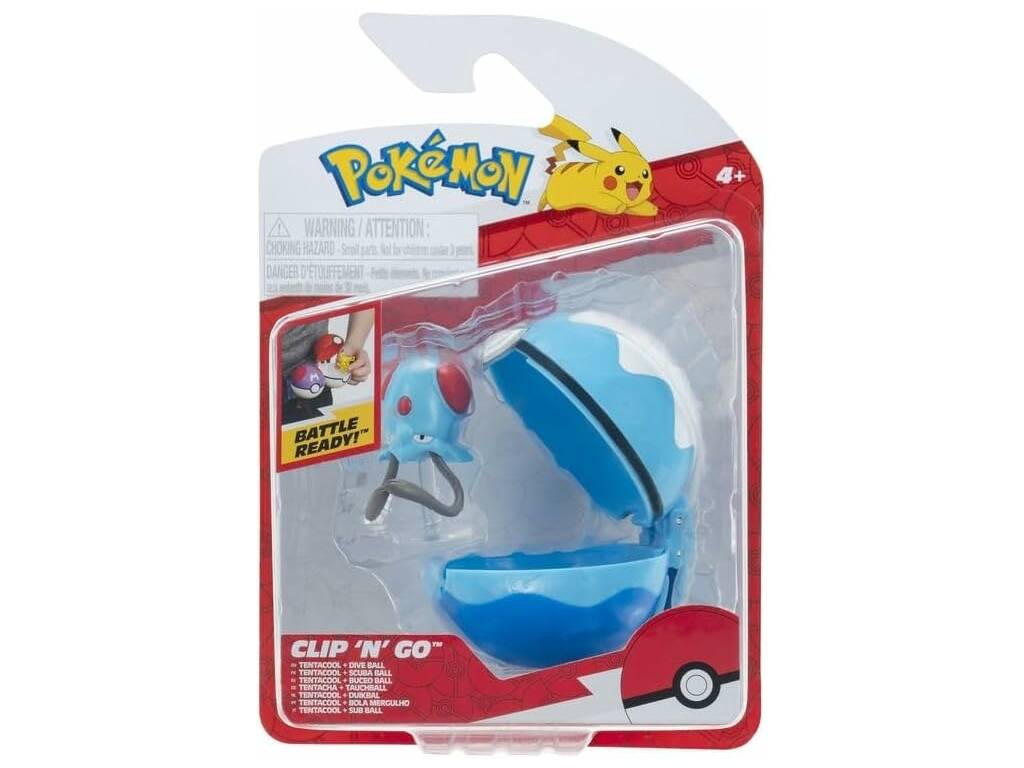 Figurine Pokémon Clip N Go avec balle