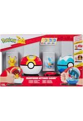 Jeu Pokmon Attaque Surprise avec 2 figurines et 2 balles