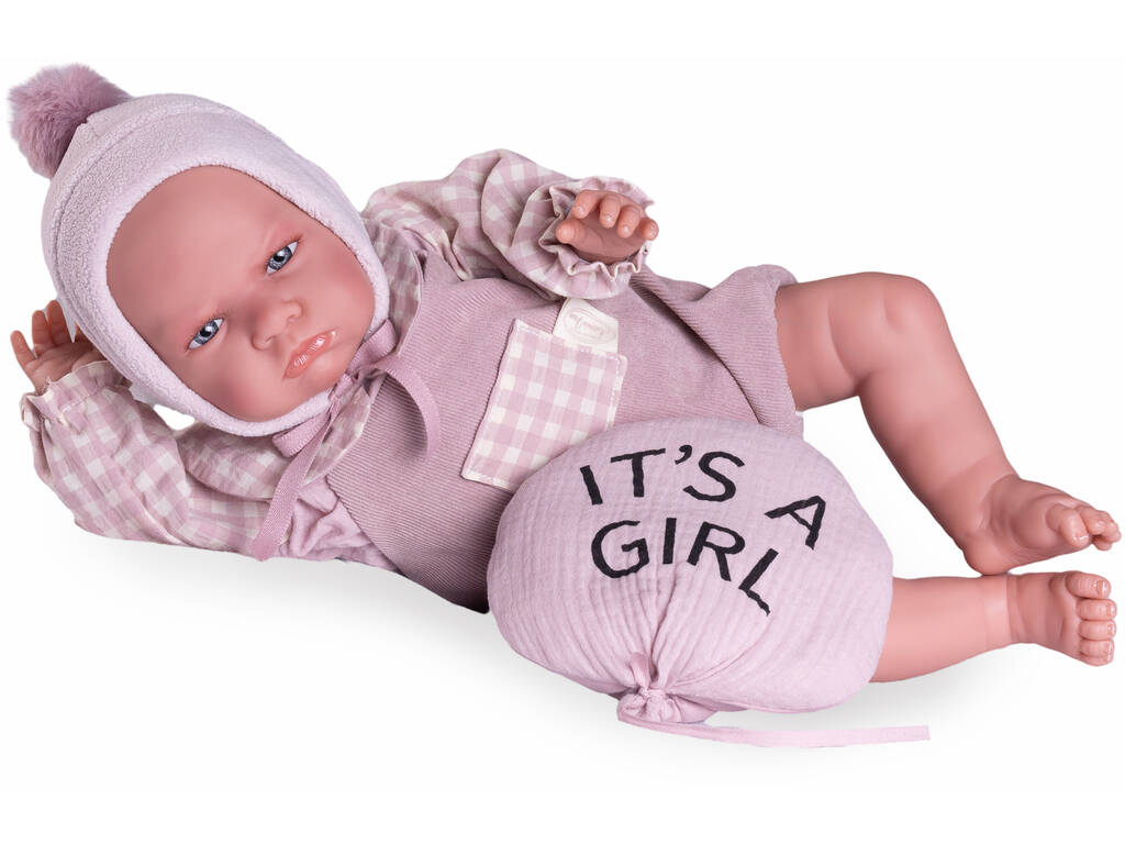 Poupée Bébé Ma première Reborn Berta de 52 Cm Avec Ballon 