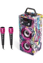 Trendix Karaoke Speaker Party Edition con Micrfonos
