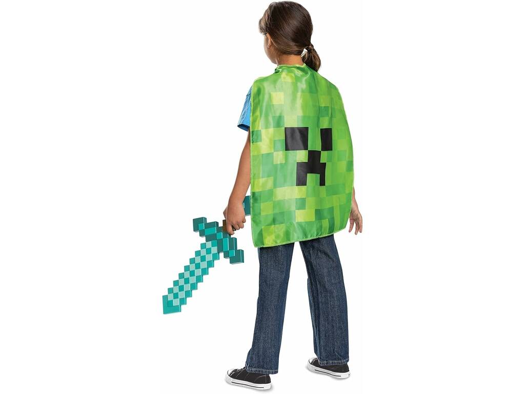 Minecraft Set Espada con Capa