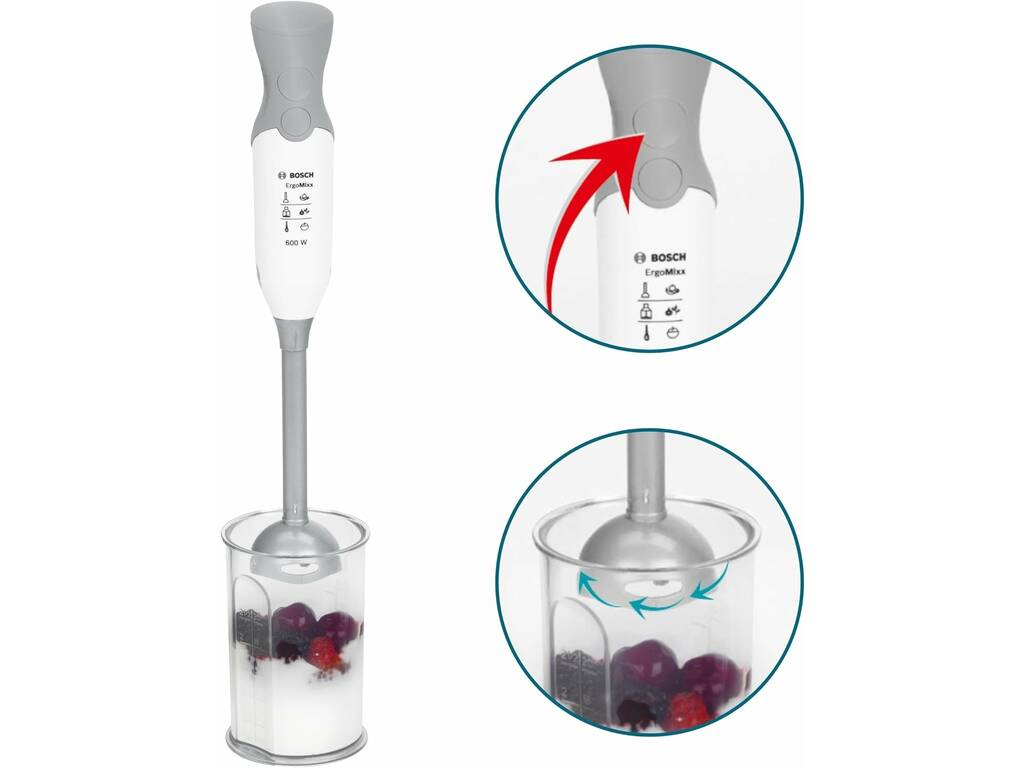 Mixeur ErgoMixx Bosch avec son et verre doseur