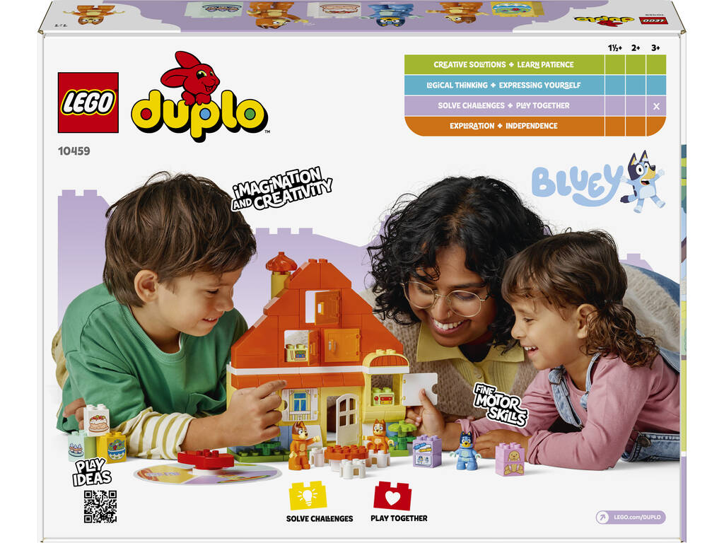 Lego Duplo Bluey Maison familiale de Bluey avec jeu de mémoire