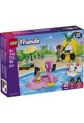 Lego Friends Fiesta en la Piscine avec Flamenco et Unicornio 