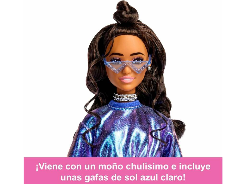 Barbie Deluxe Style Muñeca Conjunto Azul Brillante