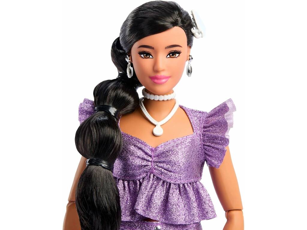 Barbie Deluxe Style Poupée Ensemble Violet Brillant