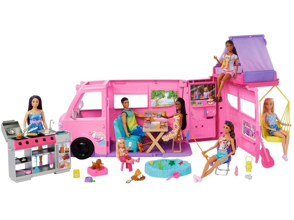 Barbie Véhicule Dream Camper avec accessoires