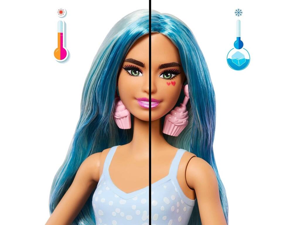 Barbie Pop Reveal Bonbons Poupée Surprise Avec Verre Bleu