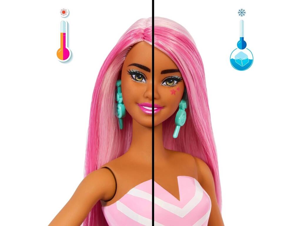 Barbie Pop Reveal Bonbons Poupée Surprise Avec Verre Rose