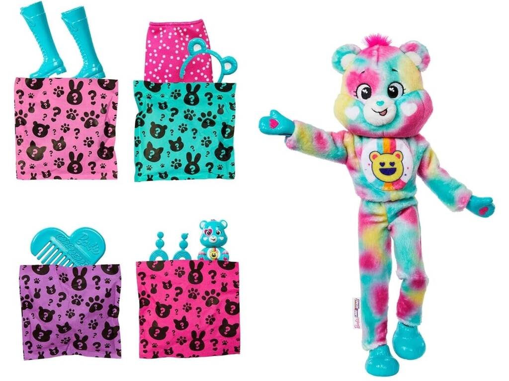 Barbie Cutie Reveal Oursons amoureux Poupée Bonnes vibrations