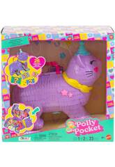 Polly Pocket Mini Dolls Partyland Coffre  chat
