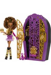 Monster High Skulltimate Secrets Hauntlywood Mysteries Boneca Clawdeen Wolf com Armário