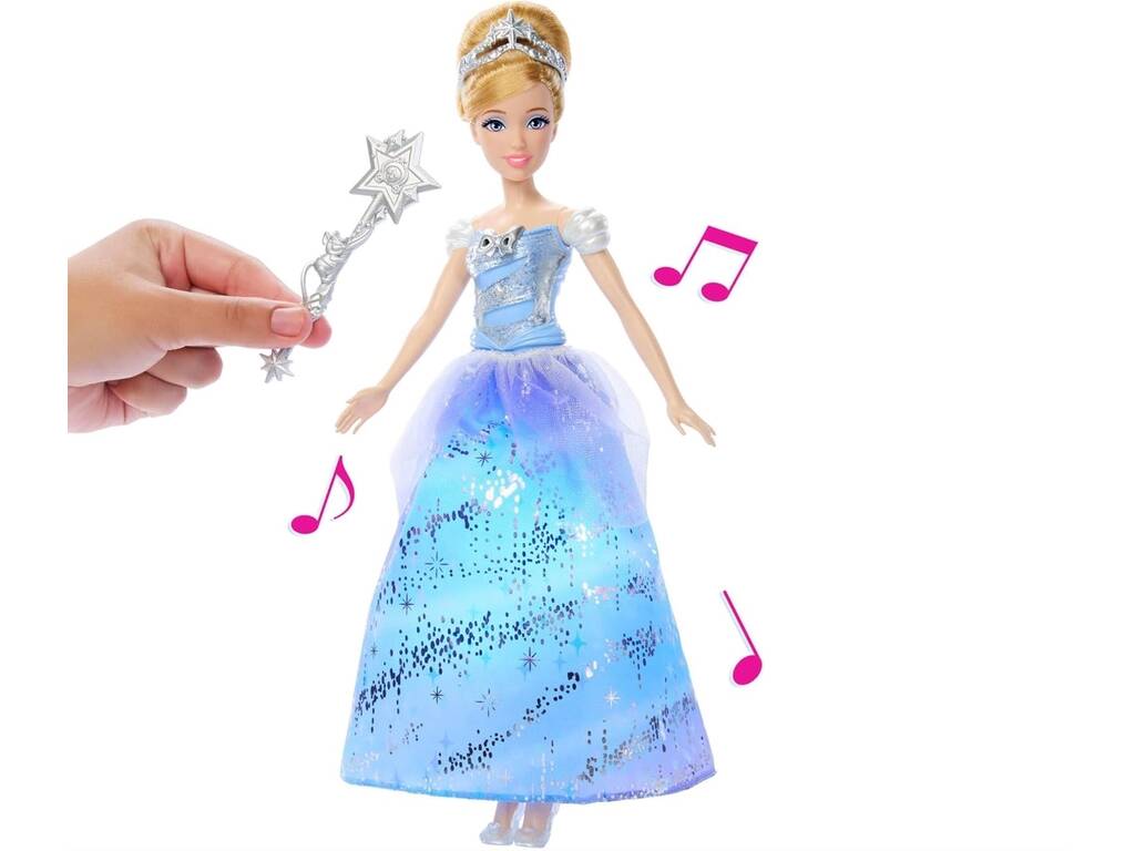 Disney Princess Boneca Cinderela com Vestido de Baile Encantado