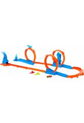 Hot Wheels Track Creator Kit Triple Loop 3 en 1  toute vitesse