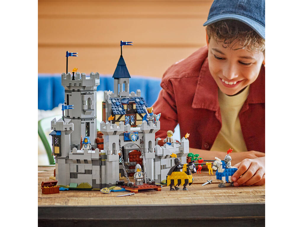 Lego Creator 3 en 1 Castillo Medieval de los Caballeros del Corcel