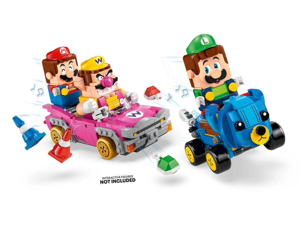 Lego Super Mario Mario Kart: Wario y Rey Boo
