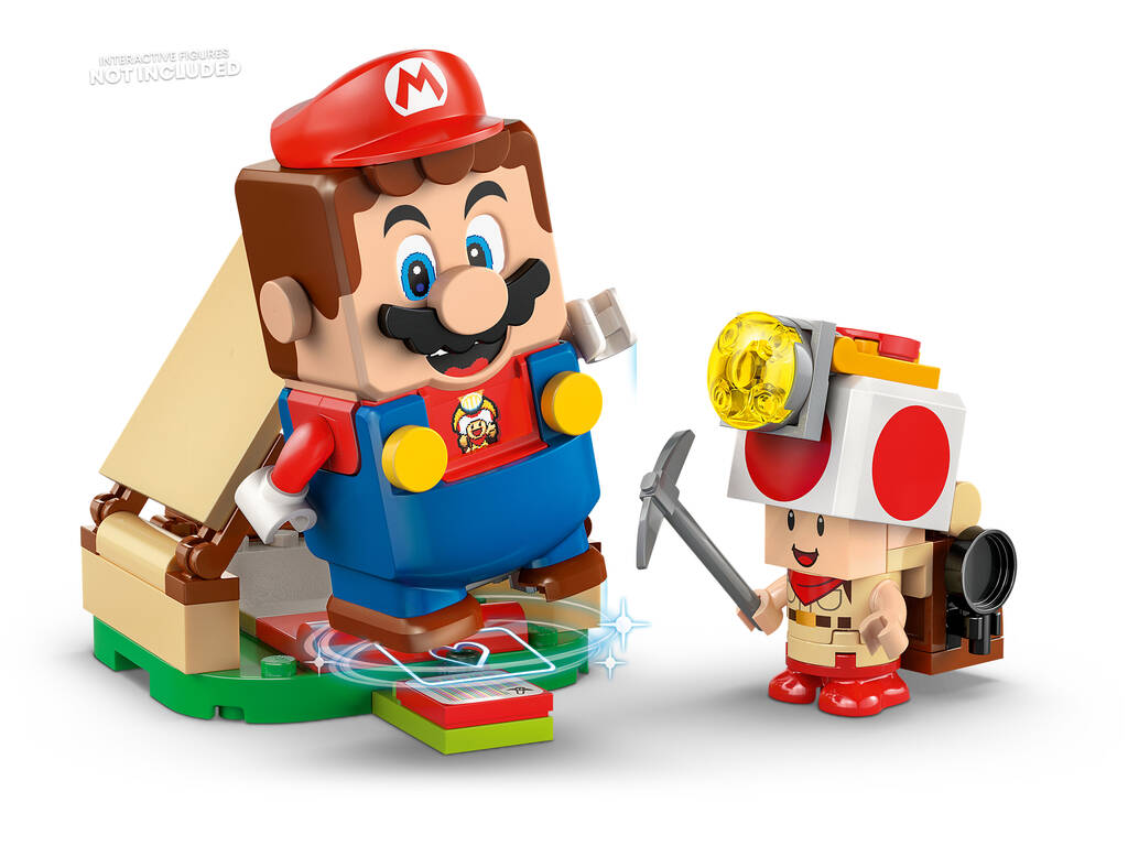 Lego Super Mario De Acampada con el Capitán Toad
