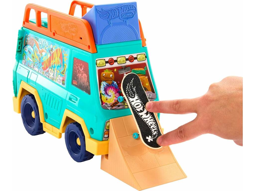 Hot Wheels Skate Van Tony Hawk avec accessoires