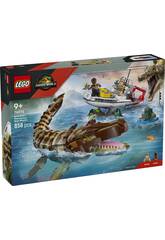 Lego Jurassic World Rebirth Misión Naval: Mosasaurus Construible