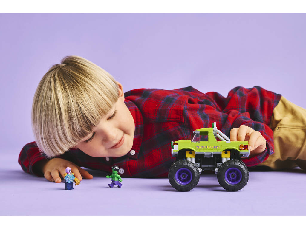 Lego Marvel Camión de Hulk VS. Thanos