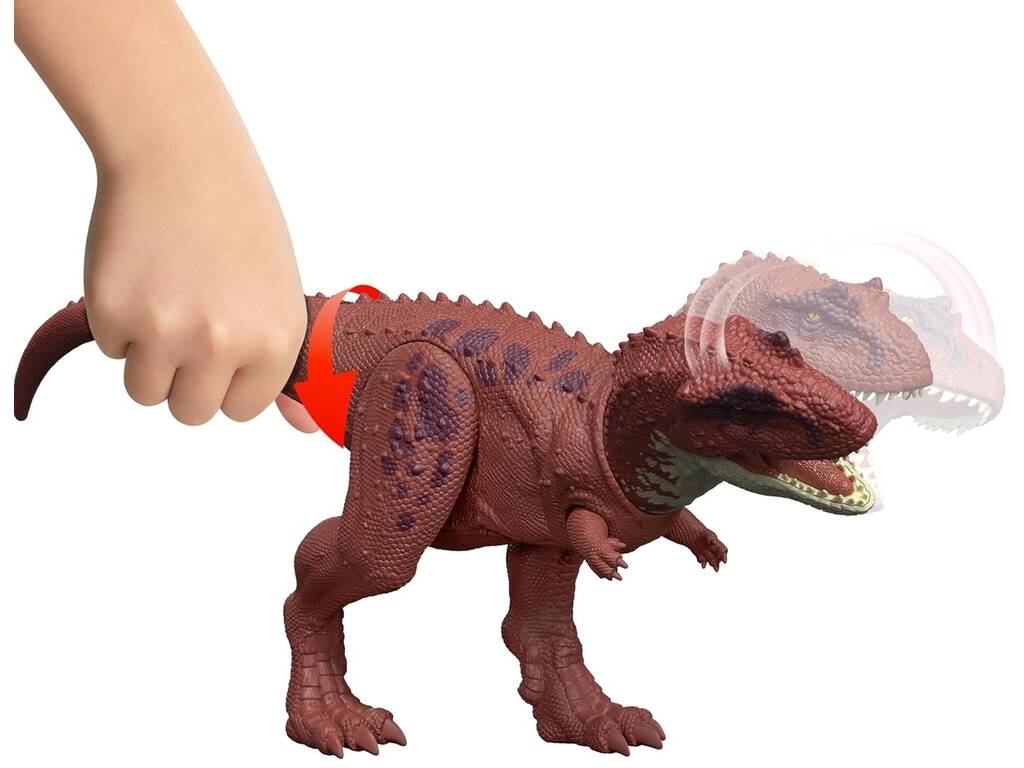 Jurassic World Rebirth Figurine Aucasaurus Rugissement sauvage de 33 cm
