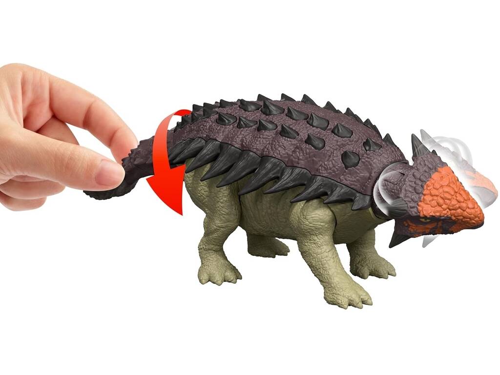 Jurassic World Rebirth Figura Ankylosaurus Rugido Salvaje