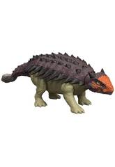 Jurassic World Rebirth Figura Ankylosaurus Rugido Selvagem