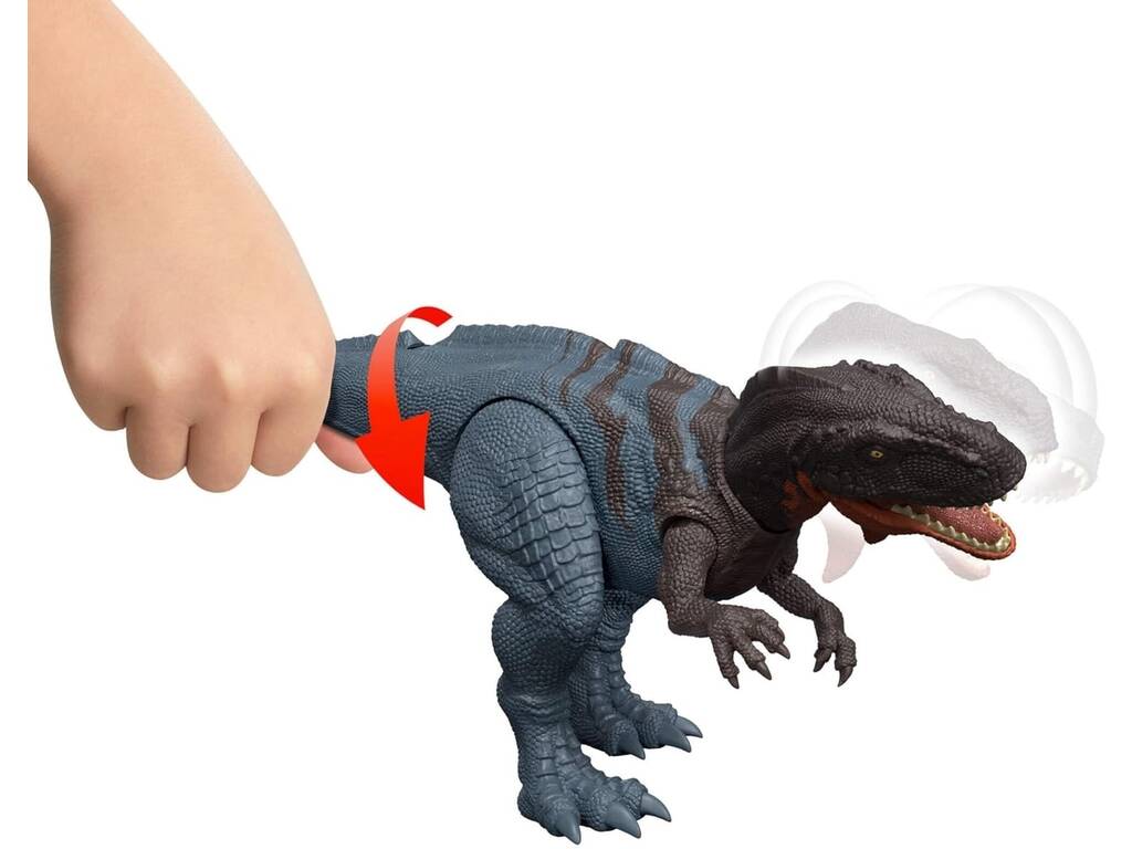 Jurassic World Rebirth Figurine Abelisaurus Rugissement sauvage de 30 cm