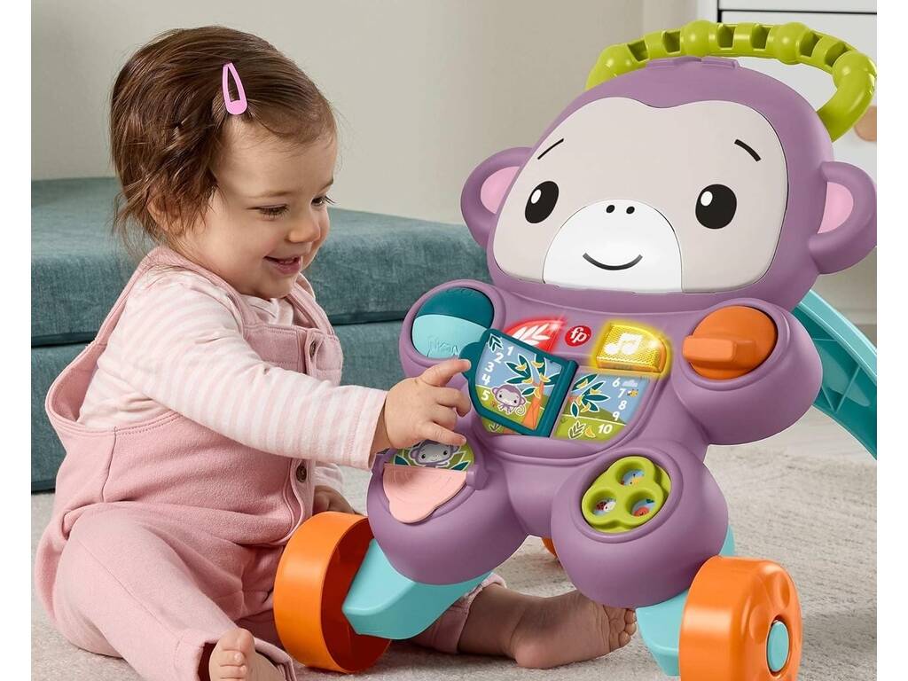 Fisher Price Trotteur d'apprentissage Monito violet Premiers pas