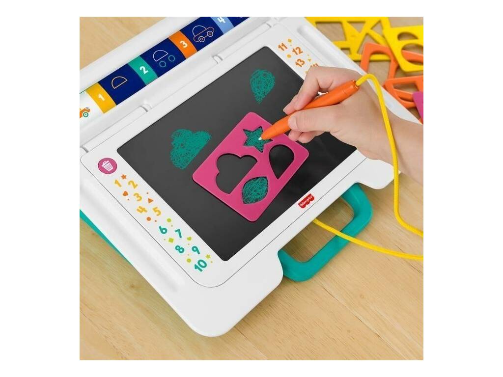 Fisher Price Bureau Apprendre et Gribouiller avec Gabarits