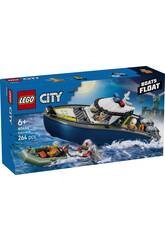 Lego City Poursuite dans le bateau de police 