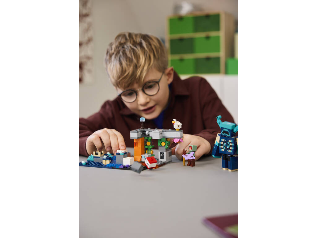 Lego Minecraft La rencontre avec le gardien