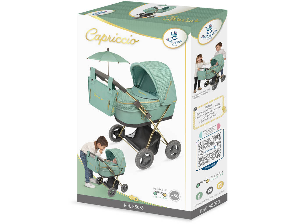 Poussette Capriccio avec sac à main et ombrelle