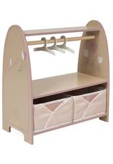Armoire ouverte en bois Tulipe