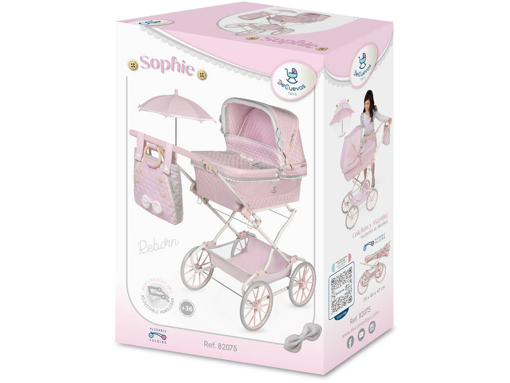 Poupée Sophie pliable et réincarnée avec parasol