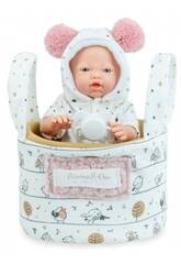 Boneca Bebé Mini Guloseimas de 21 cm com Porta-Bebés