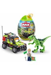 Zuru Max Ovo Dino Adventure Raptor Force com 252 Peas