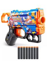 Zuru Xshot Skins Lanador Sonic Menace com 8 Dardos