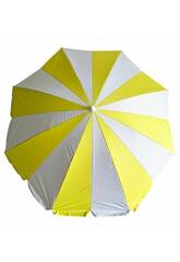 Sombrinha de Praia Nylon Orientvel de 200 cm 8 Varinhas e 16 Painis com Proteo UV +50