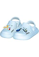Tamancos Perfurados EVA Infantis Branco Tamanho 27