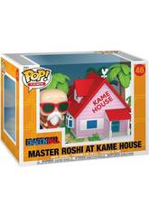Funko Pop Town Dragon Ball Figurine Maître Roshi avec Kame House